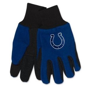 NFL Colts Gloves Football  Utility Glove Garden Winter Indyr Work New